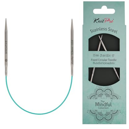 KnitPro Die Mindful Kollektion Feste Rundnadeln 10 (25cm) | 3,5mm