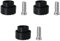 DGBRSM Door Stop Replacement, 3pcs Black Rubber Tips with Screws for Door Stop Rubber, Common Sizes, Easy to Install, Package Contains 3 Pieces