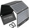 RealPower Solar Ladegerät 30W Faltbares Monokristalline Solarpanel mit USB Anschluss QC 3.0, ETFE wasserdicht, Leicht für Tablet Smartphone Powerbank und Campingreisen