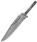Damast Klinge Handgeschmiedete Damast Rohling Damascus blank blade 6037EA