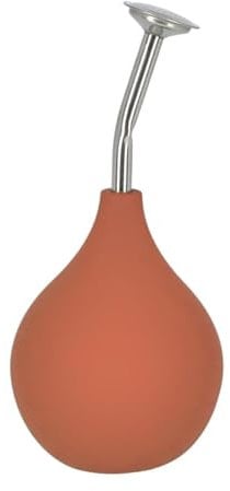Allrounda Gießbrause Ball Sprüher Edelstahl Ausguss, Gießkannen Alternative für kleine Pflanzen Stecklinge Blumen Setzlinge (Terracotta/Rot)