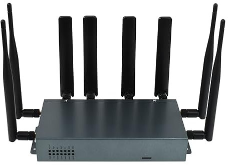 Waveshare RM520N-GL Industrial 5G Router, Wireless CPE, Snapdragon X62 Onboard, 5G Global Band Module, with Gigabit Ethernet and WiFi, Support 5G/4G/3G & 3GPP R16