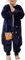 Maeau Combinaison Pyjama Bébé Fille Garçon 6 18 Mois Gigoteuse a Pied Manche Longue Hiver Barboteuse avec Jambe Grenouillère Enfant Flanelle Surpyjama Animaux Ensemble Naissance Jumpsuit Bleu Marine