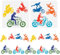 FINGERINSPIRE 2 Stück Motocross Schablone Zum Malen 30x30 cm Wiederverwendbare Motocross Racer Schablone Coole Spleiß Motorrad Schablone Kunststoff Bastelschablone Zum Malen Auf Wand Heimdekoration