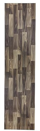 Tadi & Imperio1979 Alfombra Vinilo Vintage, Madera Oscura Lamas Finas, 50x200cm