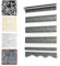 Bailena® Doppelrollo Klemmfix ohne Bohren - 4in1 Duo Rollo mit Muster Grau Silber Glitzernd 100x200cm - Ranken & Blumen Motiv Doppelrollo mit Perlen - Gardinen Rollos für Fenster & Tür