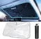 NEUHOO Accesorios de automóvil Parasol para Ford Transit | Tourneo Custom 2023-2024 2025, [Recubrimientos nano de cristal de hielo] Parasol delantero