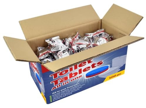 Heimartikel, WC-Reinigungstabletten, 100 Stück, Urinalreiniger, Anzugmöbel