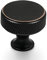 Amerdeco 10 Pack Oil Rubbed Bronze Knurled Cabinet Knobs Kitchen Cabinet Handles for Drawer Dresser, Cupboard and Wardrobe