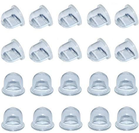 Hippotech Lot de 20 ampoules d'amorçage pour carburateur Stihl FS38 FS40 FS45 FS46 FS55 FS80 FS85 FS100 FS130 pour débroussailleuse et débroussailleuse