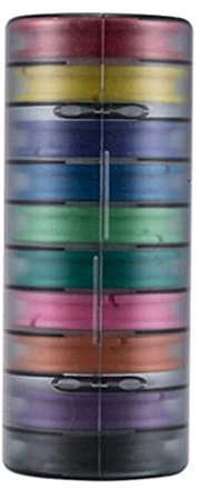 Fish Line Spool Organizer 10Slots Fishing Spools Holder Fly Fishing Line Leader Storage Accessory, Line Leader Organizer
