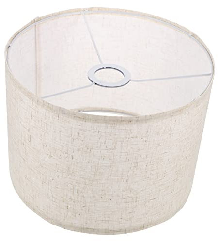 ANDRESLAD Pantalla De Lámpara De Tela Pantalla Desmontable Para Techo Y Mesas Material De Lino Para Decoración De Salón Y Dormitorio
