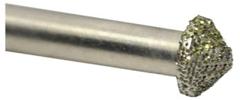1pc 90deg 6 * 10mm Cnc-Fräser Galvanisierter Diamant-Stein-Schnitzwerkzeug-Stein-Graviermaschine-Schneider-Stein-Schneidbits
