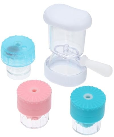 FOMIYES Pack Lens Cleaner Portable Eye Wash Cup Practical for Daily Use Assorted Colors for Glasses Lenses and Contacts
