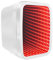 FANSEXPERT Mini Fridge, 4 Liter/6 Can Mini Fridge with Dimmable LED Light, AC/DC Portable Mini Fridge and Heater, Small Gaming Fridge for Bedroom, Office, Living Room