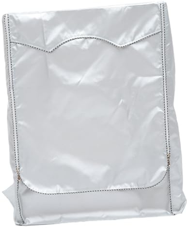 Copertura Lavatrice Argento in Poliestere 60x65x85 Cm | Protezione Completa, Resistente All'invecchiamento, per Cucina e Uso Esterno