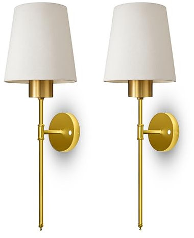 Wireless Rechargeable Wall Lights | Battery Operated Wall Lights Indoor Sconces with 5000mAh Battery - Adjustable Brightness & Color Temperature | Easy Installation for Bedroom, Living Room & More