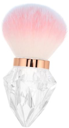 Hemobllo Große Pilzbürste für Make Up und Nageldesign für Lose Puder und Kosmetik Präzise Anwendung mit Breitem Bürstenkopf Reisen und Vielseitigen Einsatz