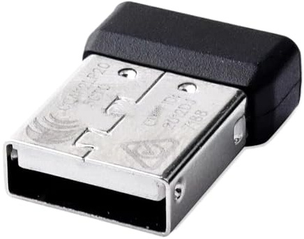 Usb Wireless Receiver – Keyboard Transmitter, Plug and Play Connection for Computer, Laptop, Multimedia Presentations, Workplace | Keyboard Accessory, Office Gadget, Wireless Technology Equipment