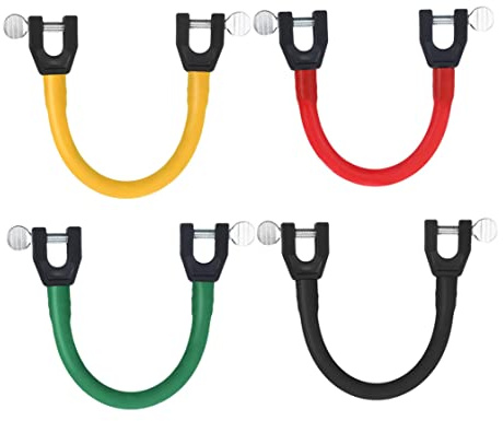 Hperu 4Pcs Ski Tip Connector Trainer, Skiing Training Aid Tools with Ski Wedge for Beginners, Helps with Snow Plow and Pizza Stance, Learning Equipment - Training Aid