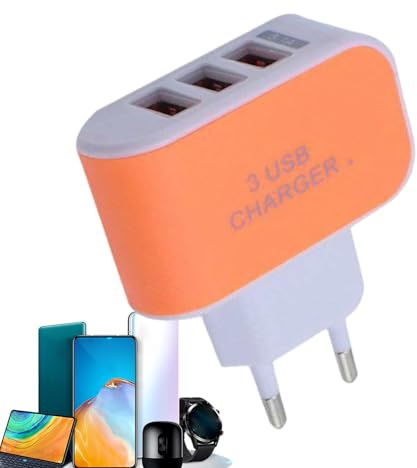 USB Ladegerät Würfel | Ladeblock Mit 3 Leuchtanschlüsse Und Mehrere Anschlüsse - Intelligente Stecker Wandadapter Tragbares Ladegerät Für Reisen