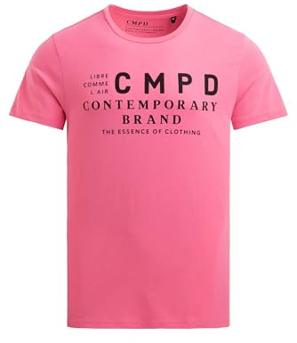 CMPD Herren T-Shirt mit Logo Print Summer Pink, XXL