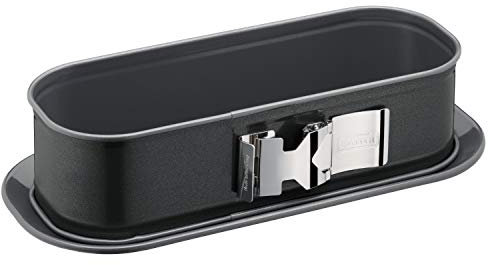 Original Kaiser La Forme Plus Königskuchen Springform eckig 30 x 11 cm, Backform rechteckig antihaftbeschichtet, mit Emailleboden, schnittfest, Kuchenform eckig
