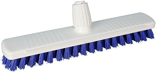 Bürstenmann Großraumwischer 40cm mit Kunststoffkörper in weiß/blau