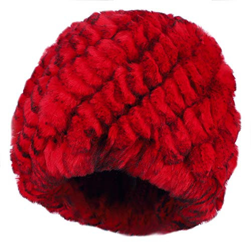 ITODA Winterhut Damen Kunstpelz Damenhut Winter Verdickte Damenmütze Wintermütze Kälteschutz Freizeithut Elastische Mütze Weicher Schlapphut Erwachsene Hut für Outdoor Freizeit Alltagsleben