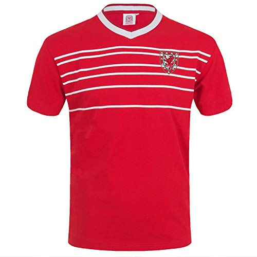 Wales Official Football Gift Mens Retro 1984 Ian Rush No.9 Shirt XXL