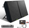 ECO-WORTHY 60W klappbares Solarpanel mit Laderegler, DC-Ausgang, tragbares Laden für den Außenbereich, faltbar in der Tasche für Wohnmobile/Camping/Wandern/Tablets/Smartphones/Laptops