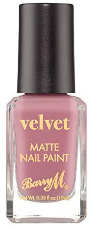 Barry M Cosmetics Matte Velvet Nail Paint, Pink Charm, 1 Count