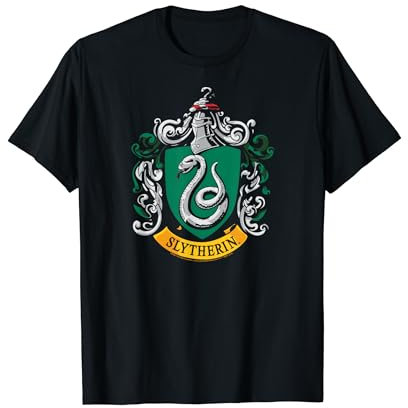 Harry Potter Slytherin House Crest Maglietta