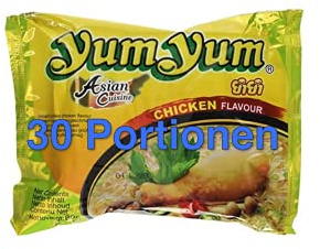 30er Yum Yum Instantnudeln Chicken / Huhn, 30er Big Pack (30 x 60g)