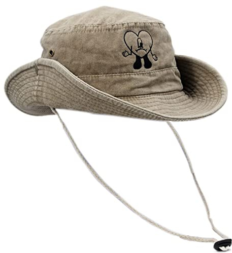 okidg Verano Merch Hat Bunny Heat Bucket Hat Sommer Strandmütze Breite Krempe Angelhut