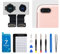 for iPhone 7 Plus Back Camera Replacement Module 12MP Main Rear Lens Parts 7plus 5.5 with Wide Telephoto Lens OIS HDR Photos 4K Video Flex Cable Fix Repair Assemble Tools Kit for A1661 A1784 A1785