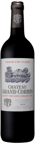 Château Grand Corbin - Vin Rouge - AOP Saint-Emilion Grand Cru - Millésime 2019 - 1 bouteille x 75cl