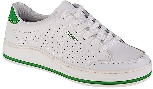 Rieker Sneakers M5907-80, Womens Sneakers, White, 36 EU