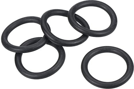 PATIKIL 20 Stück Dichtungsringe O-Ringe Gummidichtung 40mm AD 30mm ID 5mm Dicke Nitrilgummi Unterlegscheibe Dichtungssatz Gummischeiben für Auto Klimaanlage Wasserhahn Rohr Schwarz