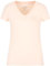 Armani Exchange T- Shirt Essential col en V en Coton avec Logo, Lever de Soleil, M Femme