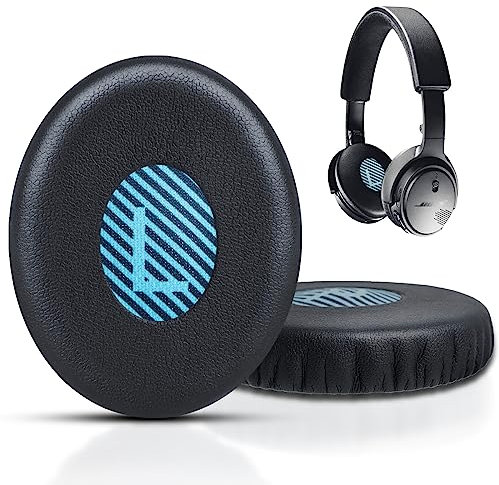 GVOEARS Ohrpolster Ersatz für Bose On-Ear 2 Kopfhörer, Ohrpolster für Bose OE2 / OE2i / SoundTrue OE/SoundLink On-Ear-Kopfhörer, langlebig und langlebig (blaues Pad)