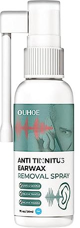 Anloximt Ohrenschmalzreiniger | Entfernung von Ohrenschmalz,Ohrenreiniger-Applikator-Düsenspray-Design lindert Klingeltöne, Tinnitus und Schwindel