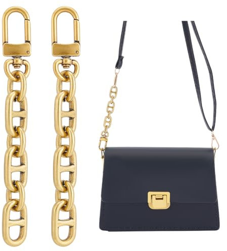 UNICRAFTALE 2 STK Taschen Verlängerungskette Legierung Geldbörsenriemen Verlängerung Für Umhängetasche Antikgolden 11cm Taschen Kettenverlängerung Zubehör Für Geldbörsen Clutch Handtaschen