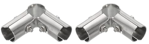 QUARKZMAN 90 Grado Strutturale Tubo Connettore 2pz Catena Collegamento Recinzione Morsetto Acciaio Inox Angolo Montaggio Bordi Morsetto Adatta OD 1(25mm)