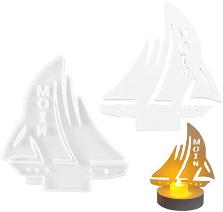 Yianyal Segel Kerzenhalter Formen | Segel Silikonformen Kerzenständer Form, Ornament-Form für Harzguss, Epoxidform, Basteln, Kerzenhalter, Heimdekorationen