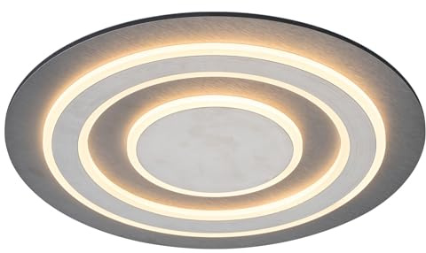 GLOBO LED-Deckenleuchte - Ø 48 cm - Anthrazit - Weiß - Acryl - Metall