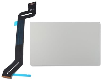 Touch-Trackpad mit Trackpad-Flexkabel, Ersatz für MacBook Pro 15 Zoll Retina (2016–2017) A1707 und (2018–2019) A1990 (Silber)
