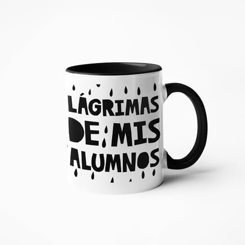 Taza Regalo Profesor Maestra Lágrimas de mis alumnos de cerámica regalos originales regalo personalizado