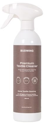 BUDWING Spray de Limpieza Premium para Textiles – Eliminador de Manchas y Olores para Sofás, Colchones y Tejidos – Potente, Seguro y Práctico para el Uso Diario