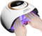 QUEMISS UV Led Nail Lamp 4 Timers, High-Power 280W Gel Nail Polish Dryer Gel Nail Lamp LCD Display with Automatic Sensor Portable Dual-Speed Drying for Nail Lamp, Suitable for Home Salons